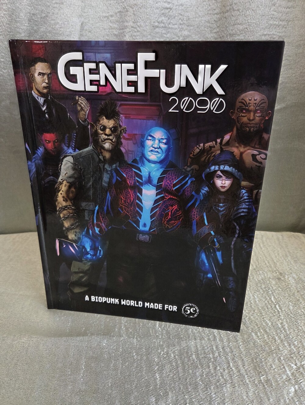 GeneFunk 2090 Core Rulebook - Sci‑Fi Biopunk Tabletop RPG.